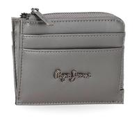 Pepe Jeans Ruby Portafoglio con Porta carte di credito Grigio 11,5x8x1,5 cm Poliestere e PU by Joumma Bags, grigio, Taglia unica, Portafoglio con porta carte di credito