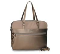 Pepe Jeans Ruby - Valigetta per laptop adattabile, beige, 40 x 30 x 5 cm, poliestere e PU 6L by Joumma Bags, Beige, Taglia unica, Valigetta per laptop adattabile