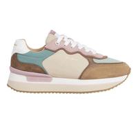 Pepe Jeans Rusper Combi W Sneak Donna, Marrone Sabbia Beige, 7 UK