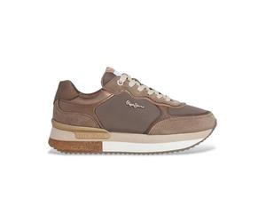 Pepe Jeans Rusper Glam W Sneak Donna, Marrone Bronzo Beige, 7 UK