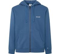 Pepe Jeans Sagan, Felpa con Cappuccio Uomo, Blue (Sea Blue),