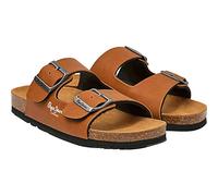 Pepe Jeans Bio Double Kansas Sandals Marrone EU 38 Ragazzo