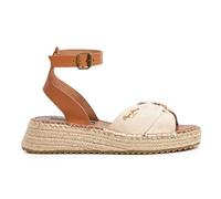 Pepe Jeans Sandali in Pelle Kate One Bianco Sporco
