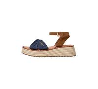 Pepe Jeans Sandalo con cinturino 'Kate Bass' navy / marrone Donna - Scarpe - Sandali - Sandali con plateau Pepe Jeans 37