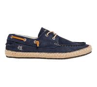Pepe Jeans Scarpe da Barca in Pelle Blu Tourist Deck