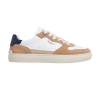 Pepe Jeans Scarpe da Ginnastica in Pelle Marrone Camden Nature