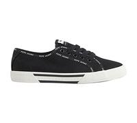 Pepe Jeans Scarpe da Ginnastica in Tela Brady Rib Nere