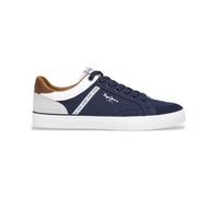 Pepe Jeans Scarpe da Ginnastica on Stage in Pelle Blu Scuro