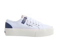 Pepe Jeans Scarpe da Ginnastica Ottis Sun Platform Bianche