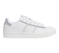 Pepe Jeans Scarpe da Ginnastica Player in Pelle Bianca Luminosa