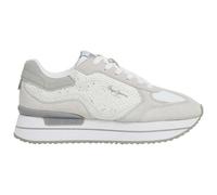 Pepe Jeans Scarpe da Ginnastica Rusper Gala in Pelle Bianca