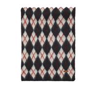 Pepe Jeans - Sciarpa a Motivo Diamante in Bianco - Rosso e Blu Scuro - -Accessories -Donna -Multicolore -ONE SIZE
