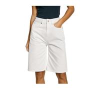 Pepe Jeans, ,Shorts ,Donna ,Bianco ,W25 Bermuda in denim bianco per donne