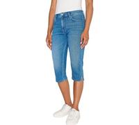 Pepe Jeans Skinny Crop Hw, Pantaloncini Donna, Blu (Denim-HU6),31W