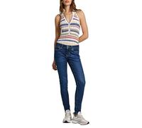Pepe Jeans Skinny Jeans LW Pl204583, Blu (Denim-dp6), 32W x 32L Donna