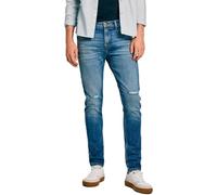 Pepe Jeans Skinny Jeans Ripped, Blu (Denim), W32 / L32 Uomo