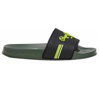 Pepe Jeans Slider Zone B, Scarpe Bambini e Ragazzi, Verde Kaki Verde, 34 EU