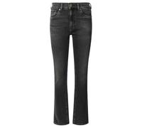 Pepe Jeans Slim Jeans MW Grace, Nero (Denim-9fa), 25 W/30 L Donna