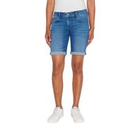 Pepe Jeans Slim Short Mw, Pantaloncini Donna, Blu (Denim-HU6),29W