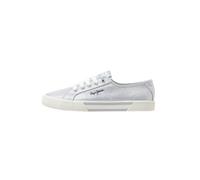 Pepe Jeans London Brady Party W Sneakers donna Regular Fit in pelle, finitura blu