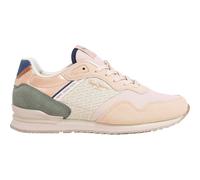 Pepe Jeans Sneaker Donna London Print W, Marrone Sabbia Beige, 6 UK