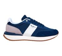 Pepe Jeans Sneakers Buster Knit in Pelle Bianca