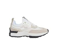 Pepe Jeans Sneakers in Pelle Bianca con Stampa Lucky