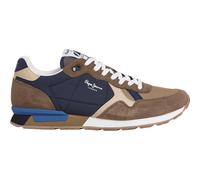 Pepe Jeans Brit Colors M, Sneak Uomo, Brown Mink Beige, 39 EU
