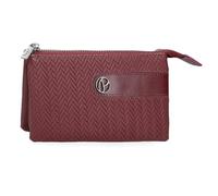Pepe Jeans Sprig Portafoglio Tre scomparti Rosso 17,5x9,5x2 cm Pelle sintetica by Joumma Bags, rosso, Taglia unica, Portafoglio Tre Scomparti