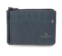 Pepe Jeans Staple Portafoglio con Porta carte di credito Blu 11x7x1,5 cm Pelle, blu, Taglia unica, Portafoglio con porta carte di credito
