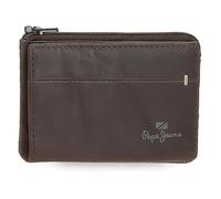 Pepe Jeans Staple Portafoglio con Porta carte di credito Marrone 11x7x1,5 cm Pelle, marrone, Taglia unica, Portafoglio con porta carte di credito