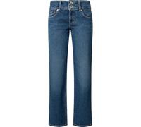 Pepe Jeans Straight Jeans LW, Blu (Denim-Ee3), 28W x 32L Donna