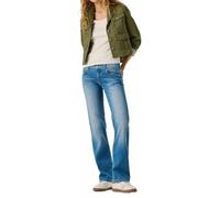 Pepe Jeans Straight Jeans LW Venus, Blu (Denim-3ab), 28W x 32L Donna