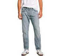 Pepe Jeans Straight Jeans, Nero (Denim-Um6), W32 / L32 Uomo