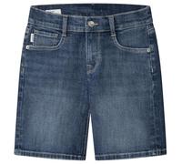 Pepe Jeans Straight Short Cashed Pantaloncini, Blu (Denim-4fg), 16 Anni Bambino