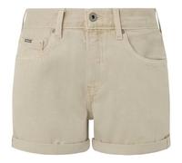 Pepe Jeans Straight Short Hw, Pantaloncini Donna, Marrone (Malt Beige),28W