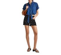 Pepe Jeans Straight Short Hw, Pantaloncini Donna, Nero (Denim-XG8),31W