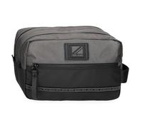 Pepe Jeans Stratford Beauty case a due scomparti adattabile Grigio 26 x 16 x 12 cm Poliestere, grigio, Taglia unica, Beauty case a due scomparti adattabile