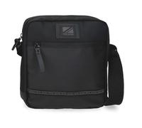 Pepe Jeans Stratford Borsa a tracolla portatile Nero 23 x 27 x 7 cm Poliestere by Joumma Bags, Nero, Taglia unica, Tracolla portatile