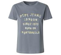 Pepe Jeans T-Shirt Beth da Donna, Blu (Drill Blue), M, Blu (Drill Blue), M