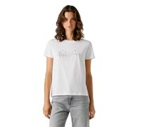 Pepe Jeans Brady T-Shirt, Bianco (Bianco), S Donna