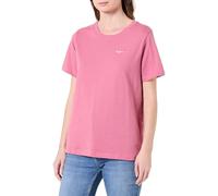 Pepe Jeans T-Shirt da Donna con Logo W Basic, Rosa (Ardesia Rosa Rosa), M