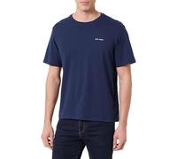 Pepe Jeans T-Shirt da Uomo con Logo M Basic, Blu (Blu Mare), XL, Blu (Blu Mare), XL