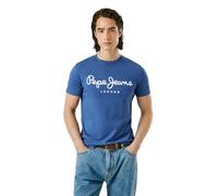 Pepe Jeans T-Shirt da Uomo Elasticizzata Originale, Blu (Thames Blue), S, Blu (Blu Tamigi), S