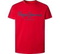 Pepe Jeans T-Shirt da Uomo Elasticizzata Originale, Colore Rosso (Rugby Red), M, Rosso (Rugby Red), M