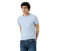 Pepe Jeans T-Shirt da Uomo Original Basic 3N, Blu (Soho Blue), XXL, Blu (Blu Soho), XXL