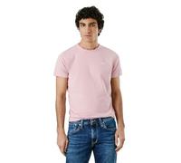 Pepe Jeans T-Shirt da Uomo Originale Basic 3N, Rosa (Ash Rose Pink), S, Rosa (Rosa Cenere), S