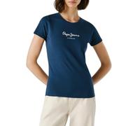 Pepe Jeans New Virginia Maglietta da Donna Slim Fit a Maniche Corte