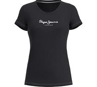 Pepe Jeans Maglietta New Virginia SS N Donna Nero L
