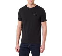 Pepe Jeans T-Shirt Elasticizzata da Uomo con Logo M Basic, Nero(Nero), S, Nero (Nero)., S